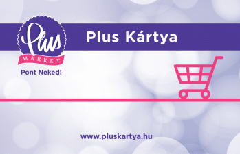 Plus market törzsvásárlói kártya