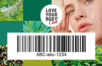 The Body Shop virtuális kártya